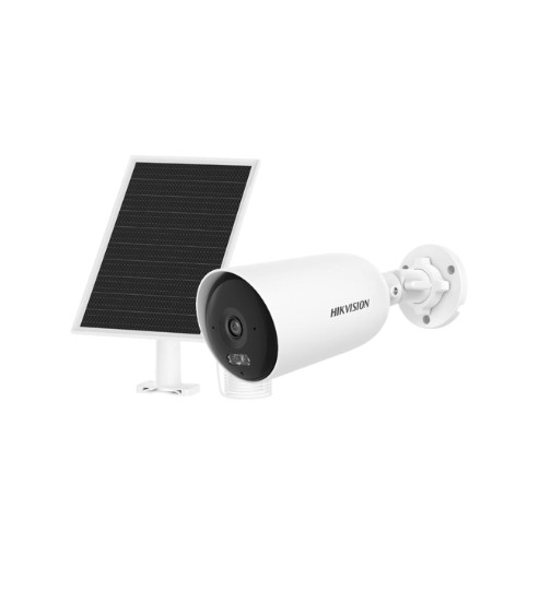 CAMARA IP HIKVISION 4G 4MP RESOLUCION 2K+ CON PANEL SOLAR Y BATERIA BULLET EXTERIOR